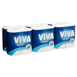 Kleenex Viva 44301 1 Ply 60 Sheet Kitchen Towel (Twin Pack)