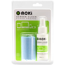 Moki Clean Screen W Chamois 60Ml Mini 20Cmx28Cm