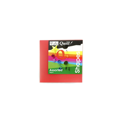 Quill Shapes Assorted Matt 80gsm 127mm Square