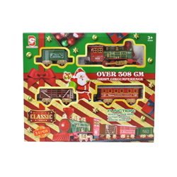 Xmas 14 piece Train Set  (Batteries Required)