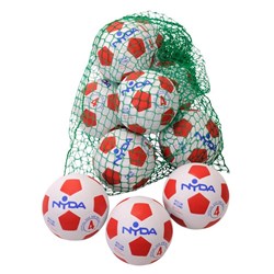 NYDA Rubber Nylon Soccer Ball #3 x10