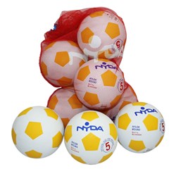 NYDA Rubber Nylon Soccer Ball #5