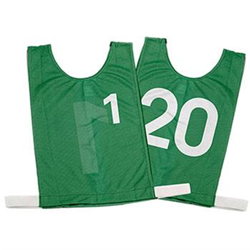 NYDA Bib Set 1-20 Green Large