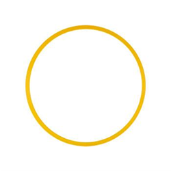 NYDA Flat Hoop 60cm Yellow