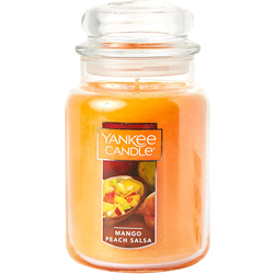 Yankee Classic Mango Peach Salsa Large Jar Candle