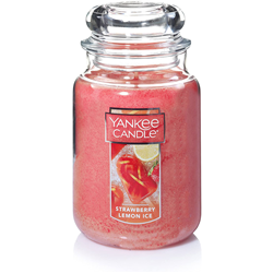 Yankee Classic Strawberry Lemon Ice Large Jar Candle