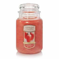 Yankee Classic White Strawberry Bellini Large Jar Candle