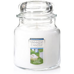 Yankee Classic Clean Cotton Medium Jar Candle