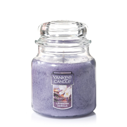 Yankee Classic Lavender Vanilla Medium Jar Candle