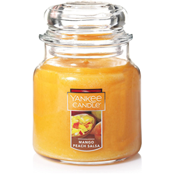 Yankee Classic Mango Peach Salsa Medium Jar Candle