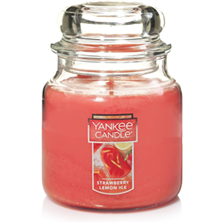 Yankee Classic Strawberry Lemon Ice Medium Jar Candle