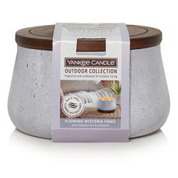 Yankee Outdoor Flowing Wisteria Vines Large Jar Candle