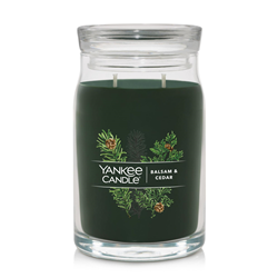 Yankee Signature Balsam & Cedar Large Jar Candle