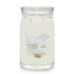 Yankee Signature Clean Cotton Large Jar Candle