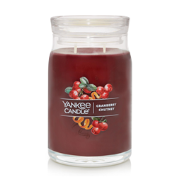 Yankee Signature Cranberry Chutney Large Jar Candle