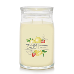 Yankee Signature Iced Berry Lemonade Large Jar Candle