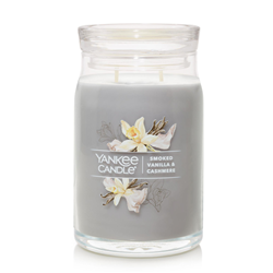 Yankee Signature Smoked Vanilla & Cashmere Large Jar Candle