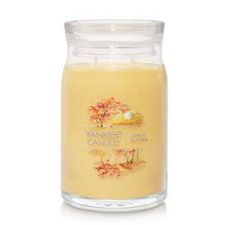 Yankee Signature Sunlit Autumn Large Jar Candle