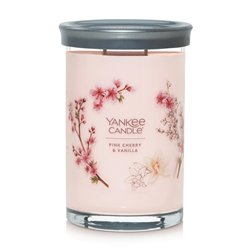 Yankee Signature Pink Cherry Vanilla Large Tumbler Candle