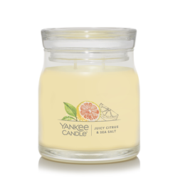 Yankee Signature Juicy Citrus & Sea Salt Medium Jar Candle