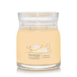 Yankee Signature Vanilla Cupcake Medium Jar Candle