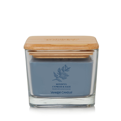 Yankee Well Living Mindful Cypress & Sage Medium Candle