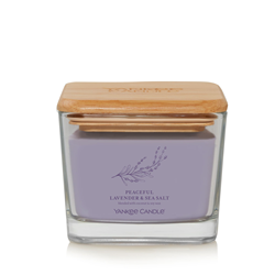 Yankee Well Living Peaceful Lavender & Sea Salt Medium Candle