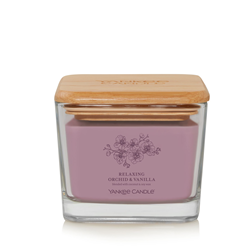 Yankee Well Living Relaxing Orchid & Vanilla Medium Candle