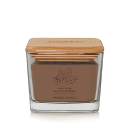 Yankee Well Living Soothing Oak & Patchouli Medium Candle