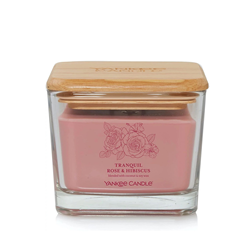 Yankee Well Living Tranquil Rose & Hibiscus Medium Candle