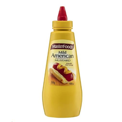 MasterFoods Mild American Mustard Smooth & Tangy 550g