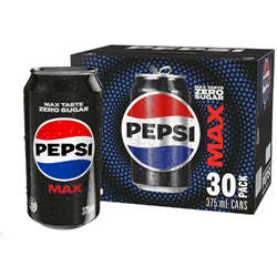 Pepsi Max No Sugar Cola Soft Drink Cans Multipack 375ml