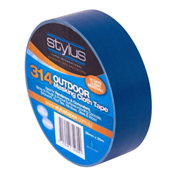 Stylus 314 Blue Cloth (NR) Outdoor Masking 36mm X 25m (10 Day) 
