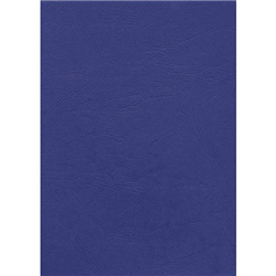 GNS Basic A4 Blue 350gsm Leathergrain Binding Cover