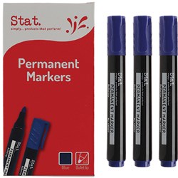 Stat. Blue Permanent Bullet Marker