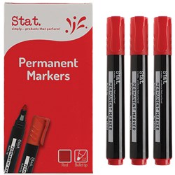 Stat. Red Permanent Bullet Marker