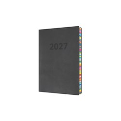 Collins 2027 Edge A5 Day To Page Black Diary