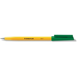 Staedtler Stick 430 Green Fine Ballpoint Pen