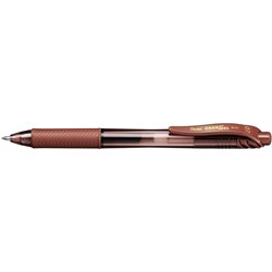 Pentel Energel X Retractable Gel Pen 0.7mm Brown