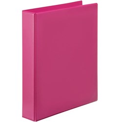 Marbig A4 38mm Pink 2 D Ring Insert Binder