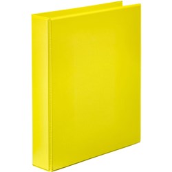 Marbig Clearview A4 Insert Binders A4 38mm 2'D' Yellow