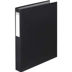 Colourhide A4 Pe Insert Binder A4 25mm 2'D' Black