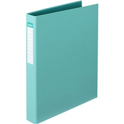 Colourhide A4 Pe Insert Binder A4 25mm 2'D' Aqua