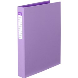 Colourhide Ring Binder PE A4 2D Ring 25mm Purple