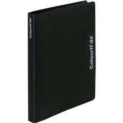 Colourhide A4 Pp Insert Binders A4 18mm 2'D' Black