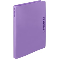 Colourhide A4 Pp Insert Binders A4 18mm 2'D' Purple