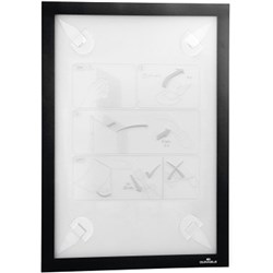 Duraframe Wallpaper Frame With Removable Tabs A4 Black