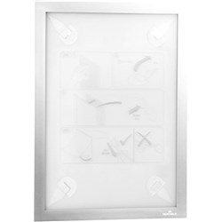 Duraframe Wallpaper Frame With Removable Tabs A4 Silver