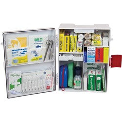 Trafalgar National Workplace First Aid Kit Abs Plastic Wall Mount Kit Unit