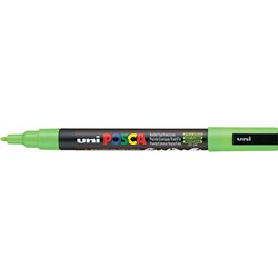 Uni Posca Paint Marker PC-3M  Fine 1.3mm Bullet Tip  Apple Green